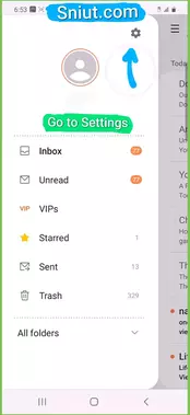 samsang email images not work